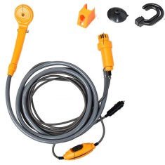 Kit Dus Portabil APF pentru Voiaj cu Pompa Electrica si alimentare Bricheta Masinii 12V
