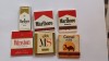 Lot-6 cutii chibrite straine-Reclame tigari=Malboro,Camel,Winston.M,S,