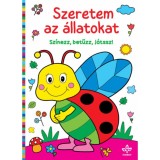 Szeretem az &aacute;llatokat - Sz&iacute;nezz, betűzz, j&aacute;tssz!
