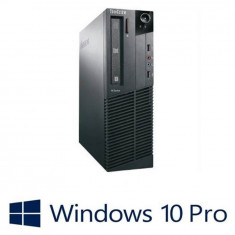 PC Refurbished Lenovo ThinkCentre M90P DT, i5-650, Win 10 Pro foto