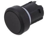 Comutator de Apăsare 22mm Poziție Stabilă Negru