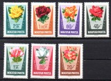 UNGARIA 1962, Flora, serie neuzata, MNH