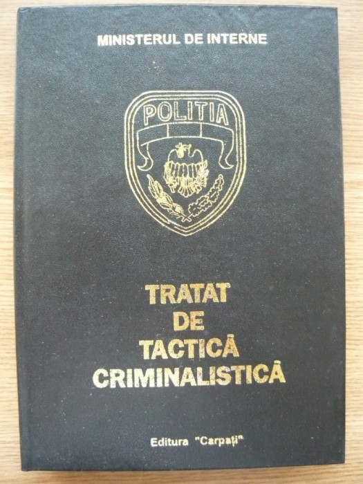 AIONITOAIE / SANDU (coord.) - TRATAT DE TACTICA CRIMINALISTICA - 1992