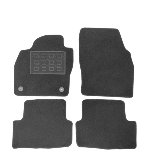 Covorase mocheta Seat Ibiza 2017- , Negru, set de 4 bucati