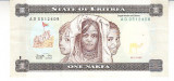 M1 - Bancnota foarte veche - Eritreea - 1 nakfa - 1997