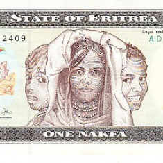 M1 - Bancnota foarte veche - Eritreea - 1 nakfa - 1997