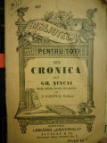 Din Cronica lui Gh. Sincai, extrase, de P. Popovici, BPT nr 697 interbelic