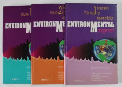 ENVIRONMENTAL MANAGEMENT , VOLUMES I - III by B. NATH ... D. DEVUYST , 1993 foto