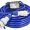 Prelungitor alimentare KEL 3x2,5mm2 30m 16A PUR albastru