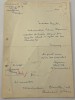 Valeriu Rapeanu - document vechi - manuscris, semnatura olografa