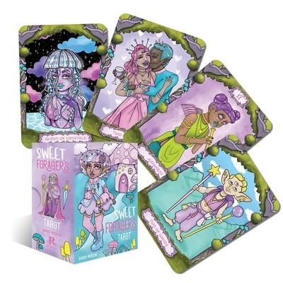 Sweet Forager&#039;s Tarot: Travel with the Fool Through the Enchanted Forest (78 Gilded Cards and 128-Page Full-Color Guidebook)