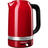 Fierbator electric KitchenAid 5KEK1701EER cu temperatura variabila, 2400W, 1,7 L, rosu