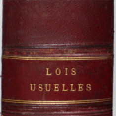 LOIS USUELLES , DECRETS , ORDONNANCES , AVIS DU CONSEIL D ' ETAT ET LEGISLATION COLONIALE ... par H. F. RIVIERE , 1911