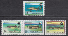 ROMANIA 1994 LP 1359 FAUNA OCROTITA - STURIONI SERIE MNH foto