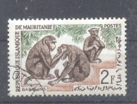 Mauritania 1963 Animals, used AE.273 foto