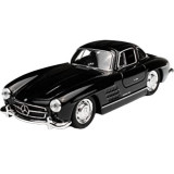 Masinuta die cast Mercedes-Benz 300SL Coup&eacute; 1954, scara 1:36, 12.8 cm, negru, Goki