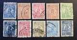 Rom&acirc;nia Regat - Regele Ferdinand I - Lot/Selecție de 10 Timbre Uzuale (Ștampilat) RO2