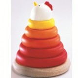 Turn Montessori de lemn sub forma de gaina