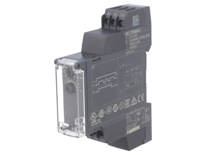 Timer programabil SPDT 24...240V AC