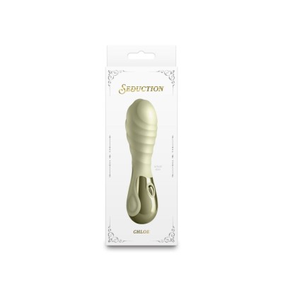 Chloe - Vibrator mic, auriu, 13.8 cm foto