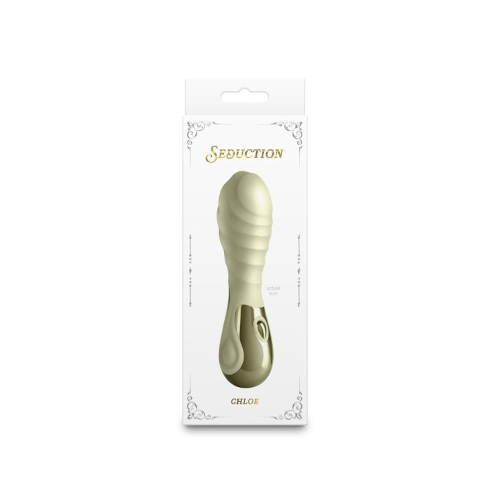 Chloe - Vibrator mic, auriu, 13.8 cm