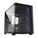 Carcasa FSP M580-BP Plus, RGB, Mid Tower, Black