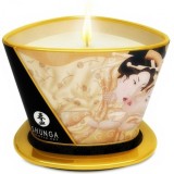 SHUNGA - MINI CARESS BY CANDELIGHT VANILLA MASSAGE CANDLE 170 ML, SHUNGA CANDLES