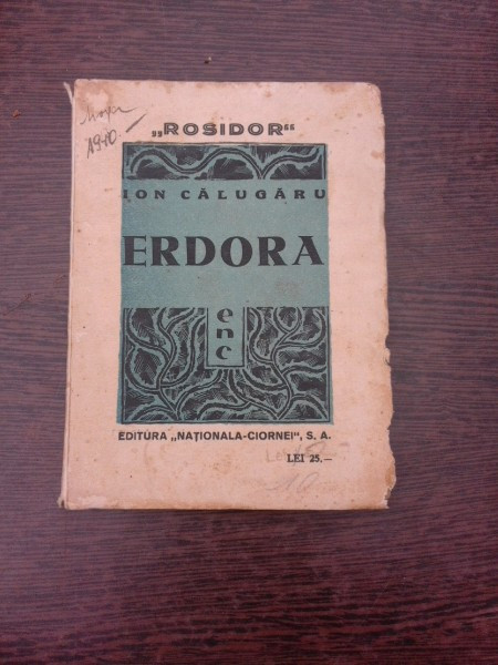 ERDORA , ION CALUGARU