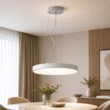 Cumpara ieftin Pendul LED Erste LIND 65W, Diametru 60cm, Lumina Neutra 4000K, Design Industrial Gri Mat, Corp Iluminat Interior Modern pentru Birou sau Dining