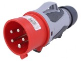 Conector alimentare AC trifazat mufă tată 32A 400VAC IP44