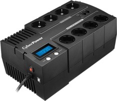 UPS CYBER POWER Line Int. cu manag,LCD,brick,1200VA/ 720W,AVR,8xShucko,LCD,2x 12V/5.8Ah,Backup 51-80min,incarc 8h,USB,USB Charger Port,combo RJ45,Gree