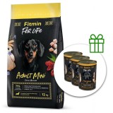 Cumpara ieftin Fitmin FOR LIFE Adult Mini 12 kg + 3 conserve GRATUIT
