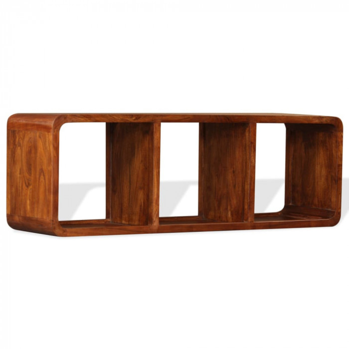 vidaXL Comodă TV, lemn masiv cu finisaj tip miere, 120 x 30 x 40 cm 244680