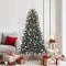 vidaXL Brad de Crăciun artificial cu 300 LED Verde 99 x 99 x 180 cm 3395883