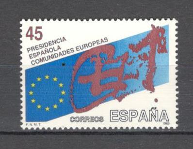 Spania.1989 Presedintia UE SS.215 foto