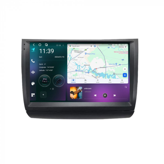 Navigatie dedicata cu Android Toyota Prius W2 2003 - 2009, 12GB RAM, Radio GPS