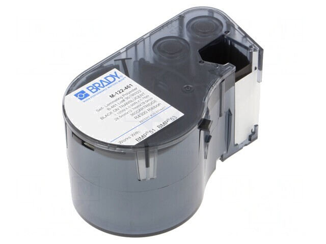 Etichetă Autolaminată Albă pentru Cablu 12,7mm