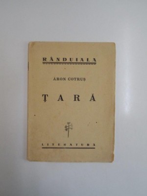 TARA de ARON COTRUS 1937 foto