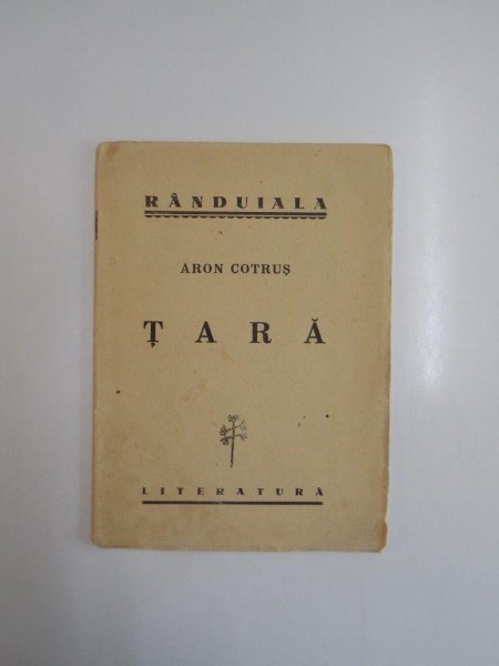 TARA de ARON COTRUS 1937