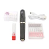 Pilă electrică pentru manichiură cu baterie YA03-002, 20000 rpm, neagră