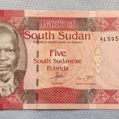 South Sudan / Sudanul de Sud - 5 Pounds (2015)