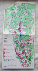 Cimpina - Valea Doftanei.Harta rara, anii &amp;#039;70-&amp;#039;80. foto