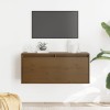 VidaXL Dulap de perete, maro miere, 80x30x35 cm, lemn masiv de pin 813461