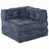VidaXL Pernă albastru 70 x 70 x 54 cm Poliester