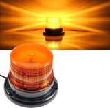 10 LED Lumina de avertizare Stroboscopica Lampa Girofar Intermitenta Magnetica 124mm 12V