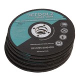 Set 10 Discuri Abrazive pentru Taiere Metal/Inox 125 mm Detoolz (1.2 mm, 22.23 mm)