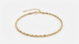 Cumpara ieftin Bratara din Argint Placat cu Aur Twisted Rope
