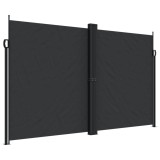 Cumpara ieftin Copertina laterala retractabila, negru, 200x1000 cm