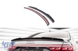 Spoiler Maxton Design potrivit pentru Audi A8, A8 S line 2017-2021, S8 D5 2019-2021, lac negru Performance AutoTuning