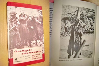 B641-I-WW2-Sfarsitul celui de al 3 lea Reich-Dimineata primului american. foto